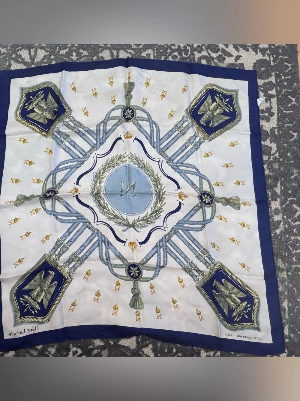Vintage Guy Laroche silk scarf